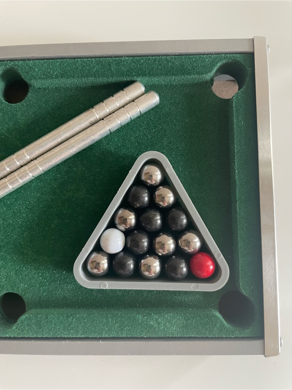 Mini Desktop Pool Game Set - Picture 5 of 10